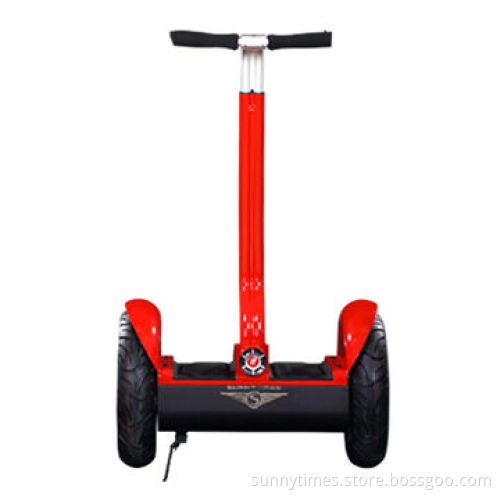 China red 2-wheel self-balancing mobility scooter, CE certified